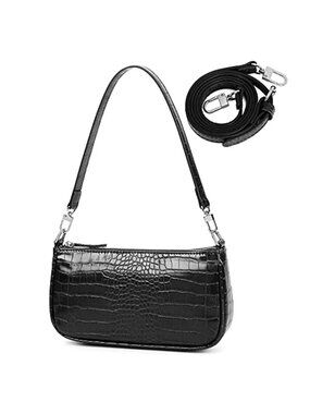 Mini Shoulder Bag Crossbody Purse Faux Leather Y2K Sling Handbag